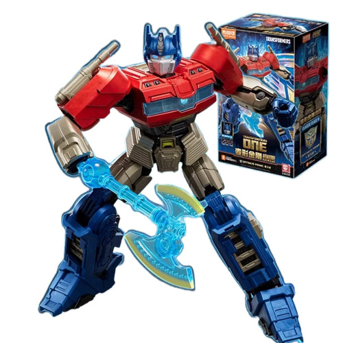 Transformers-Figur Optimus Prime Origin ONE Blitzwing – roter und blauer Brick, junger Kommandant