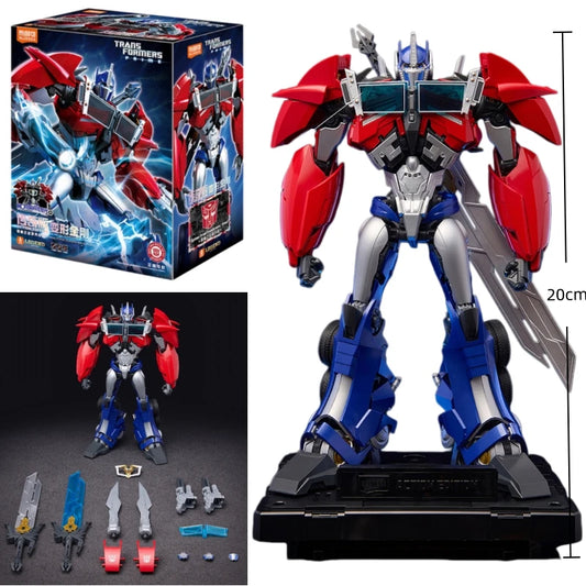 Transformers-Figur Optimus Prime, 20 cm – Verchromte Prime-Edition von Blokees