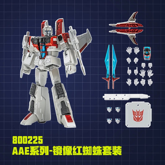 Transformers-Figur Starscream Chromene Spiegelausgabe — Alpha Action Elite Collector