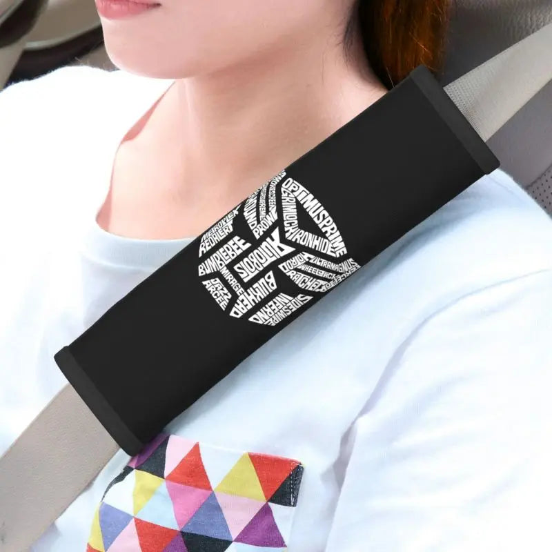 Transformers-Gürtel – Buntes Rasta-Autobots-Schriftzugdesign