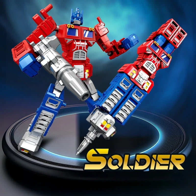 Transformers-2-in-1-Spielzeug – Roter und gelber Stift