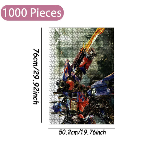 Transformers-Puzzle mit Optimus Prime – 1000 Teile