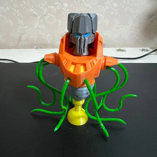 Transformers-Büste, grünes Tentakelmonster – Kreatur mit fünf Gesichtern, Alien-Edition