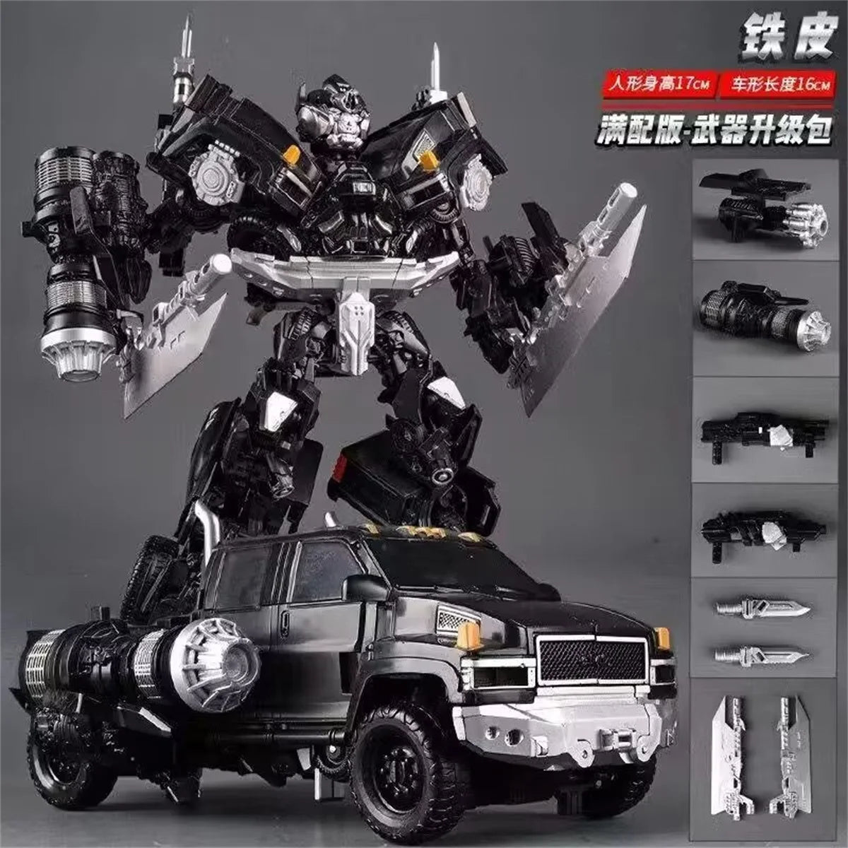 Transformers-Figur Ironhide Weapon Master — Silberne Ausführung, Pionier-Edition
