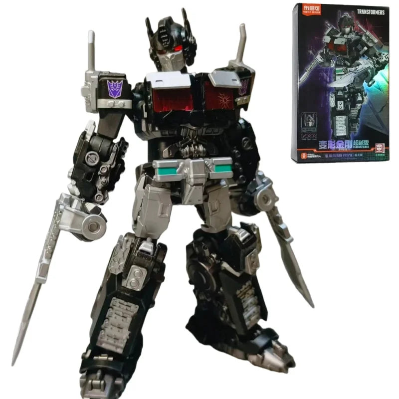 Transformers-Figur Nemesis Prime Blokees Beyond — Movie-7-Silhouette in Schwarz zum Zusammenbauen