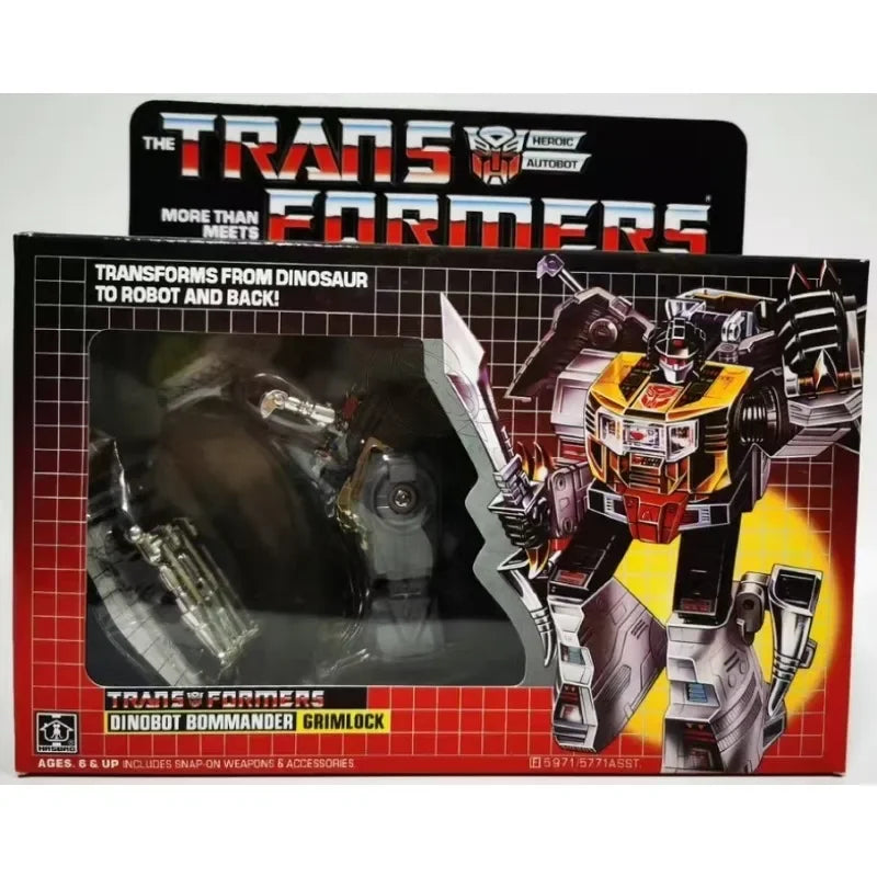Transformers-Figur Grimlock G1 84-86 — Tyrannosaurus US-Version im Originalkarton