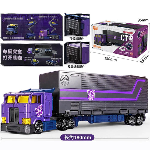 Transformers Motormaster CT02 Truck – Violetter Stunticon-Sattelauflieger