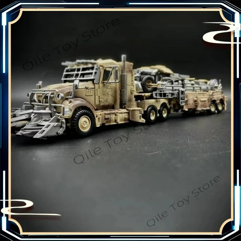 Transformers-Megatron-Figur mit Wüstentarnung — DP01V-Panzermodus im Oversize-Format