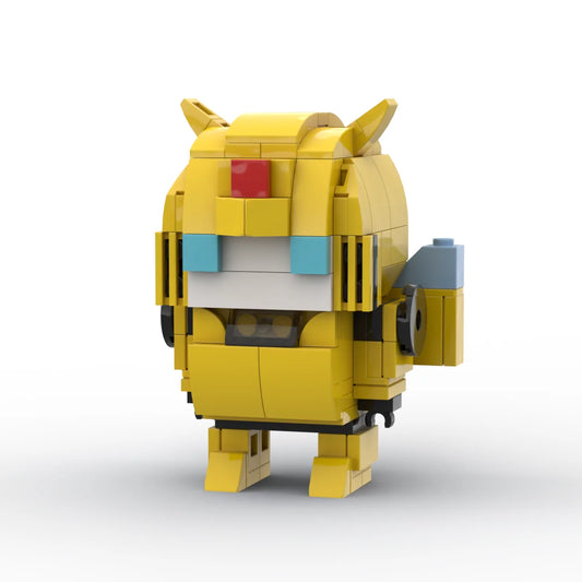 Transformers-Figur Bumblebee IDW-Chibi-Version – kompakter gelber Brick
