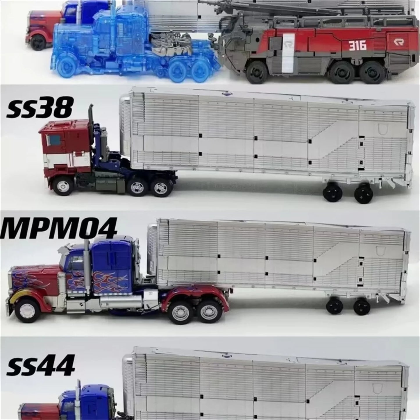Transformers-Zubehör CY01-Anhänger — Silberne Struktur, kompatibel mit TW1022