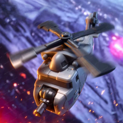 Transformers-Figur Vortex Blokees Hover — Nachthelikopter mit Sternenhimmel