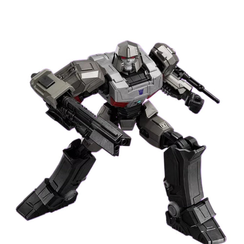 Transformers-Figur Megatron Origin ONE Blitzwing – silberner Brick, junger rebellischer Minenarbeiter