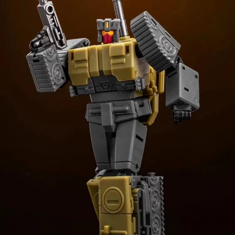 Transformers-Figur Brawl MS-B51R — Kaki-Sturmpanzer Heavy Gunner