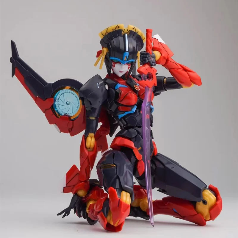 Transformers-Figur Windblade MD004 — Roter Riobot-KO-Roboter zum Zusammenbauen