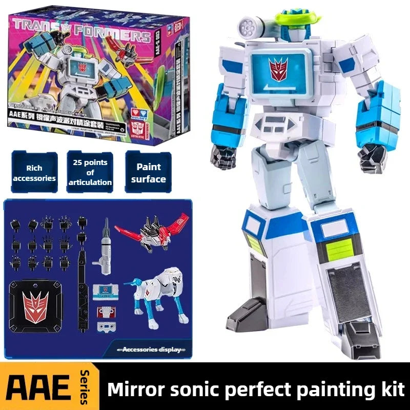 Transformers-Figur Soundwave in hochwertiger Chromausführung — Alpha Action Elite