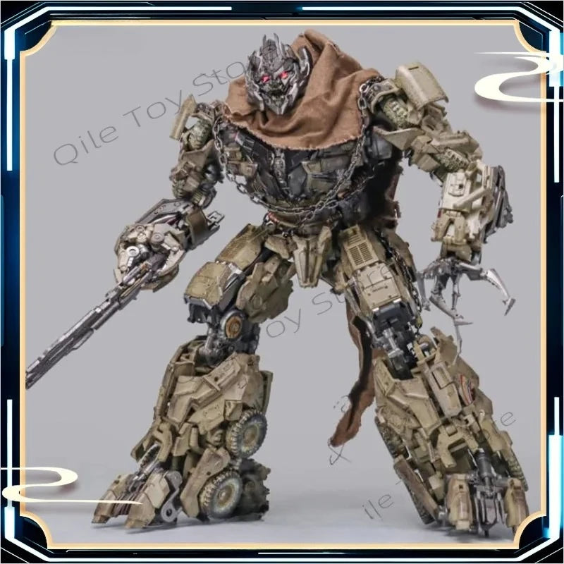 Transformers-Megatron-Figur mit Wüstentarnung — DP01V-Panzermodus im Oversize-Format
