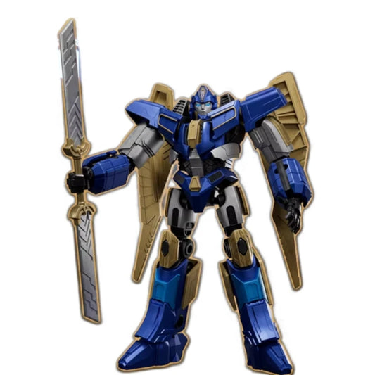 Transformers Sentinel Prime Figur von Blokees – Blau-goldener Roboter mit beweglichen Gelenken