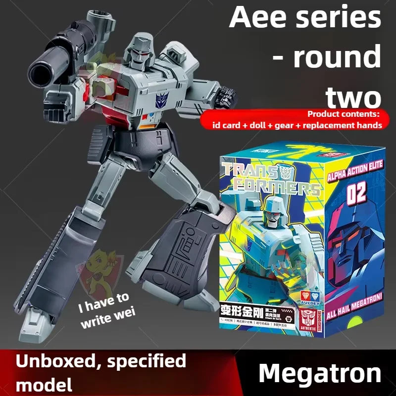 Transformers-Figur Megatron G1 in statischer Pose – Alpha Action Elite
