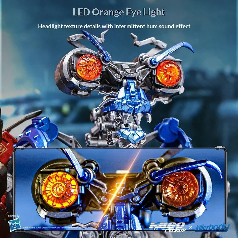 Transformers-Figur einer verchromten Spinnenkreatur – Dark of the Moon Prestige-Edition