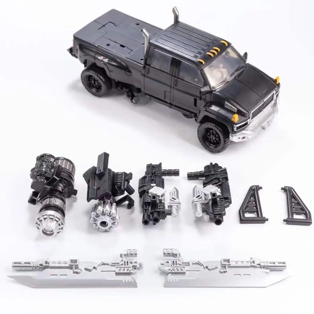 Transformers-Ironhide-Figur TW-1026 — Dunkle Legierung im Experten-Robotermodus