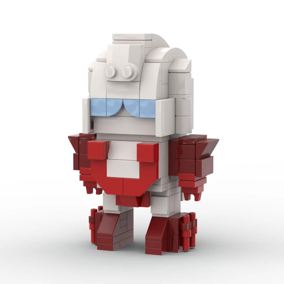 Transformers-Figur Scattershot Chibi – weiß-roter Brick-Technobot mit Flügeln