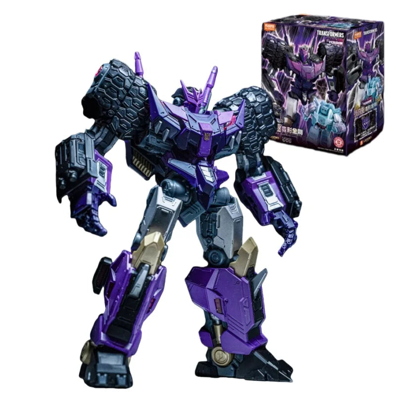 Transformers Tarn Figur mit schwarzer Silhouette – Anführer der Decepticon-Justizdivision