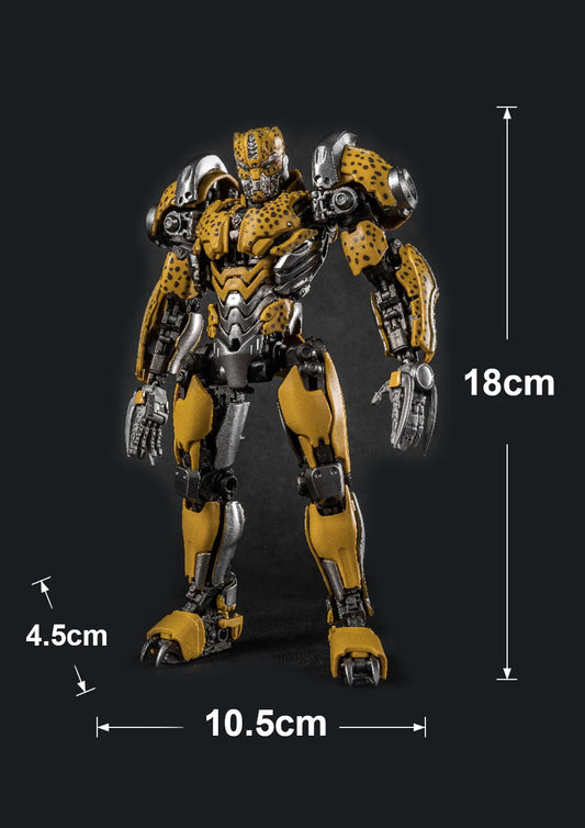Transformers-Figur Cheetor mit goldenen Flecken – mechanischer Leopard, Studio AMK