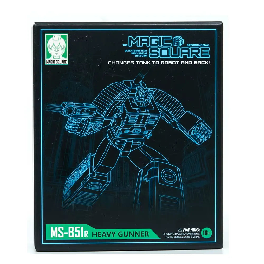 Transformers-Figur Brawl MS-B51R — Kaki-Sturmpanzer Heavy Gunner