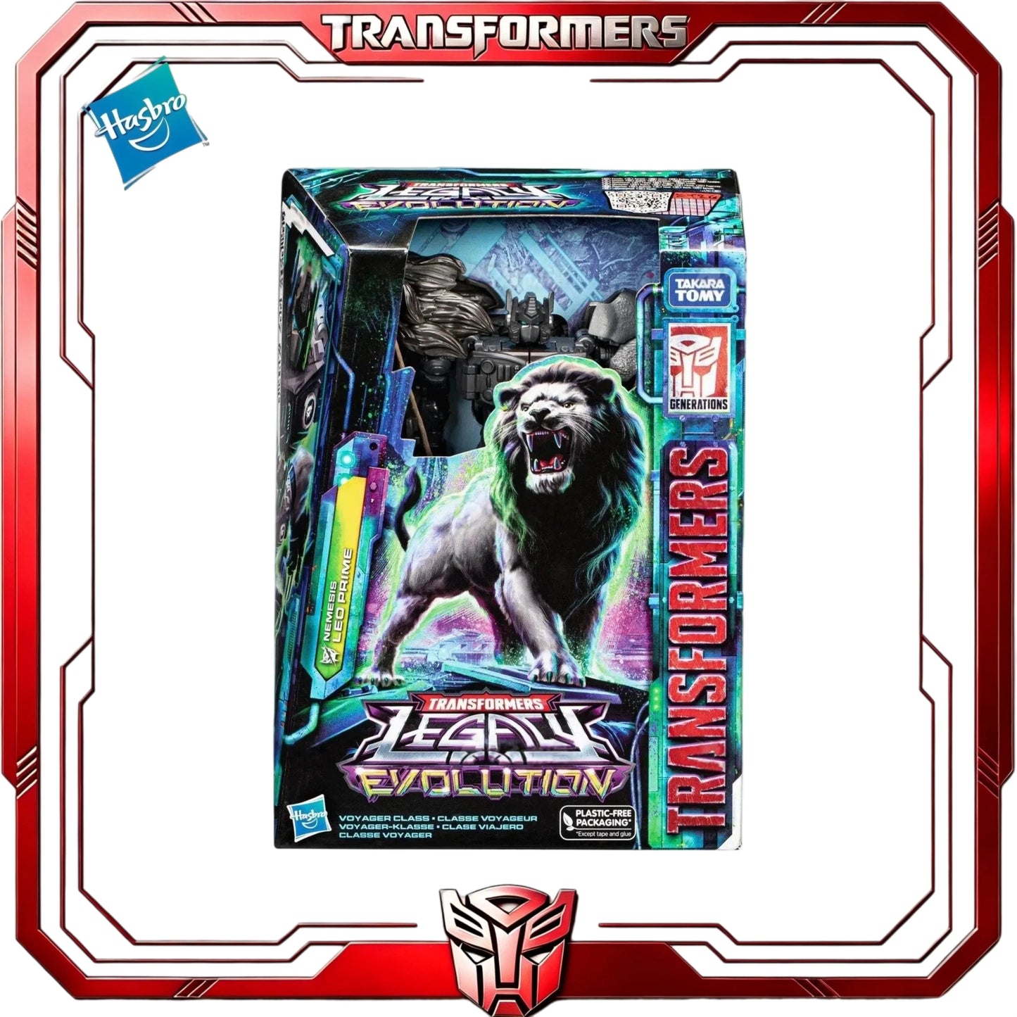 Transformers-Figur Nemesis Leo Prime — Legacy Evolution Maximal-Löwenroboter für Sammler