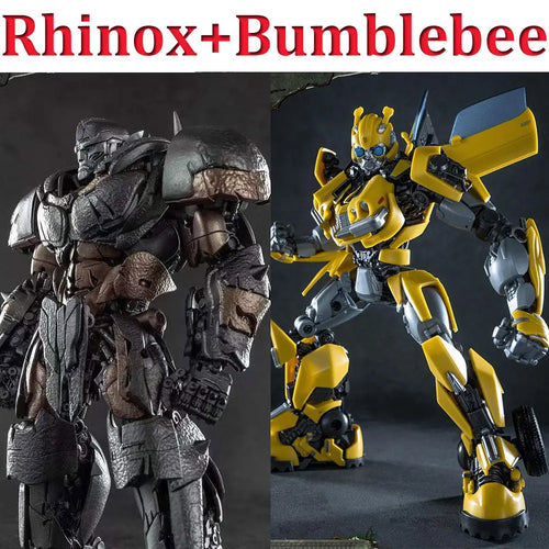 Transformers-Figuren-Duo Rhinox & Bumblebee – Wilde Allianz AMK Collector