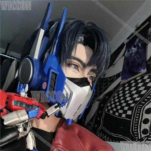 Transformers-Robotermaske für Cosplay — Verstellbarer mechanischer Helm für Conventions