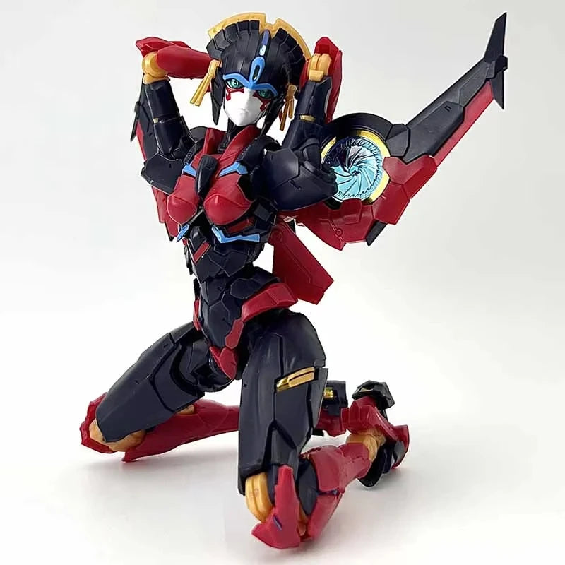 Transformers-Figur Windblade MD004 — Roter Riobot-KO-Roboter zum Zusammenbauen