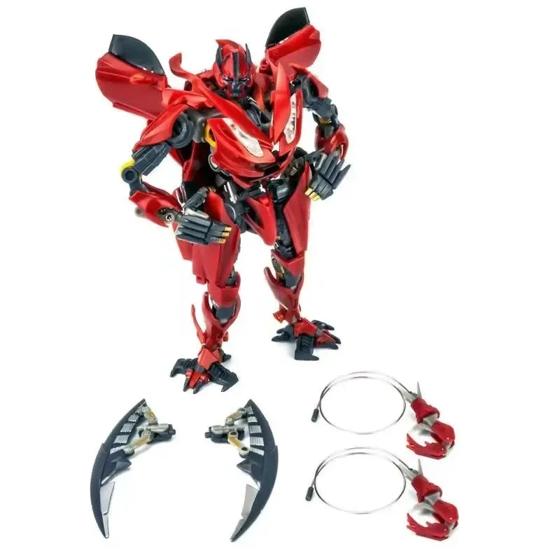 Transformers-Dino-Figur BS-01 Übergroß — Rote sportliche KO-Version aus Dark of the Moon