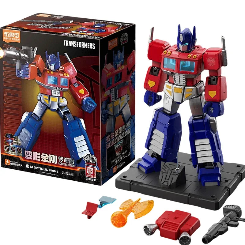 Transformers-Figur Optimus Prime Blitzwing Klassisch – beweglicher roter und blauer Brick, Kommandant