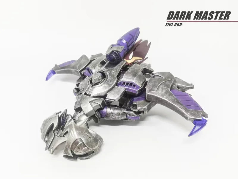 Transformers-Megatron Dark Master APC — Beschädigte Prime-Version mit Kampfspuren