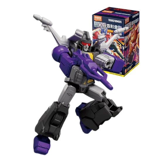 Transformers-Figur Violetter Roboter mit integrierter Kanone – Decepticon-Bonus Blokees Galaxy Version 8
