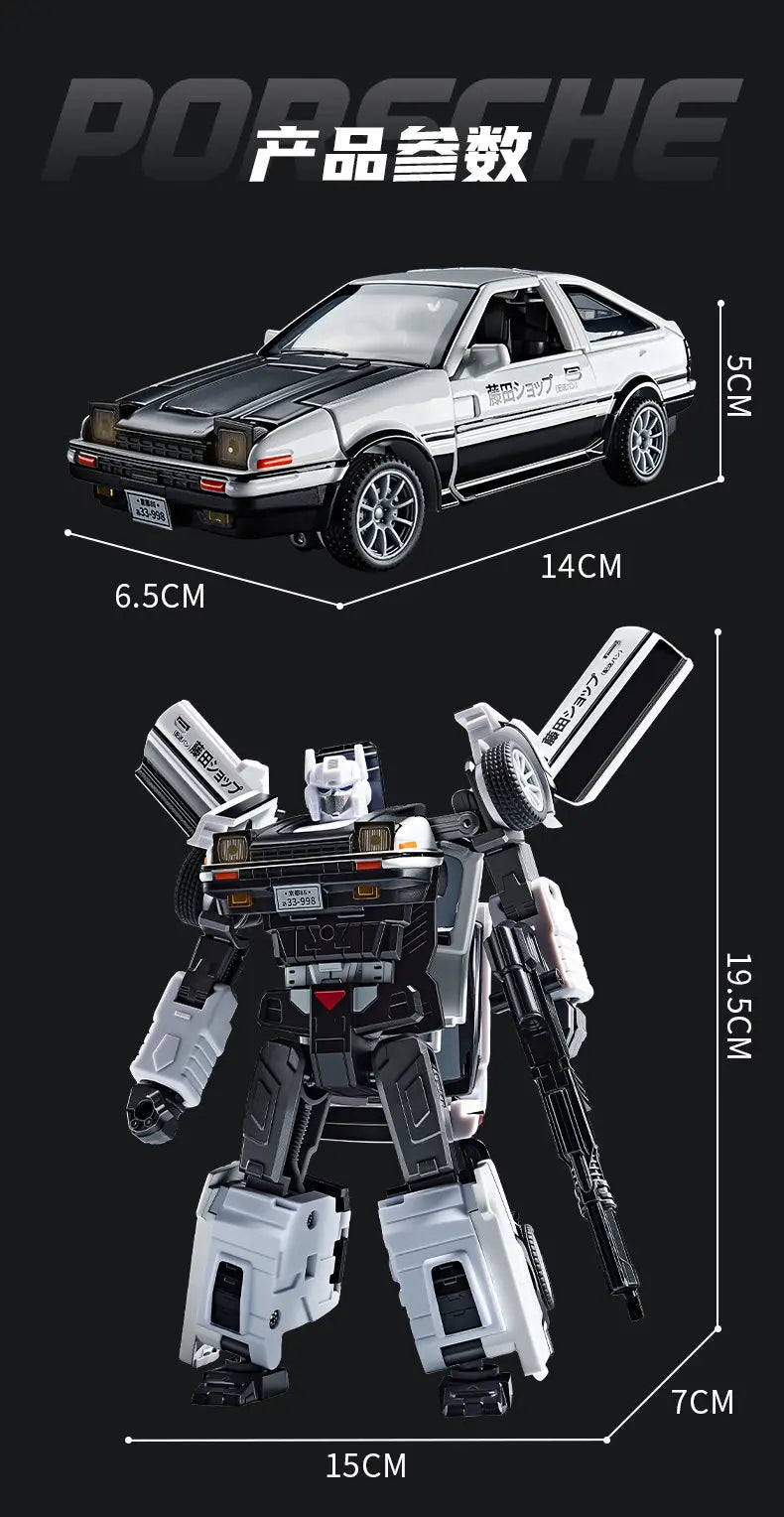 Transformers-AE86-Initial-D-Figur — Deformierter Roboter im Tofu-Shop-Design