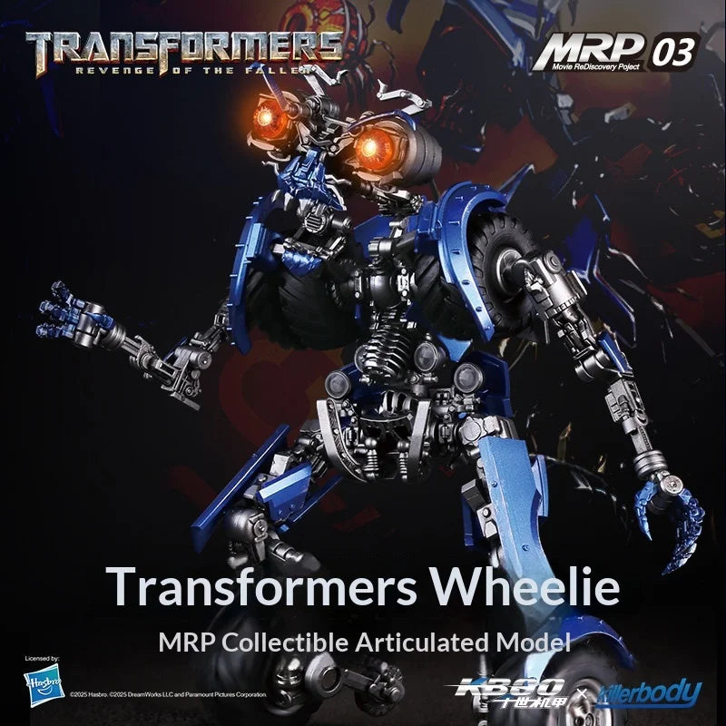 Transformers-Figur einer verchromten mechanischen Spinne – Dark of the Moon Killerbody