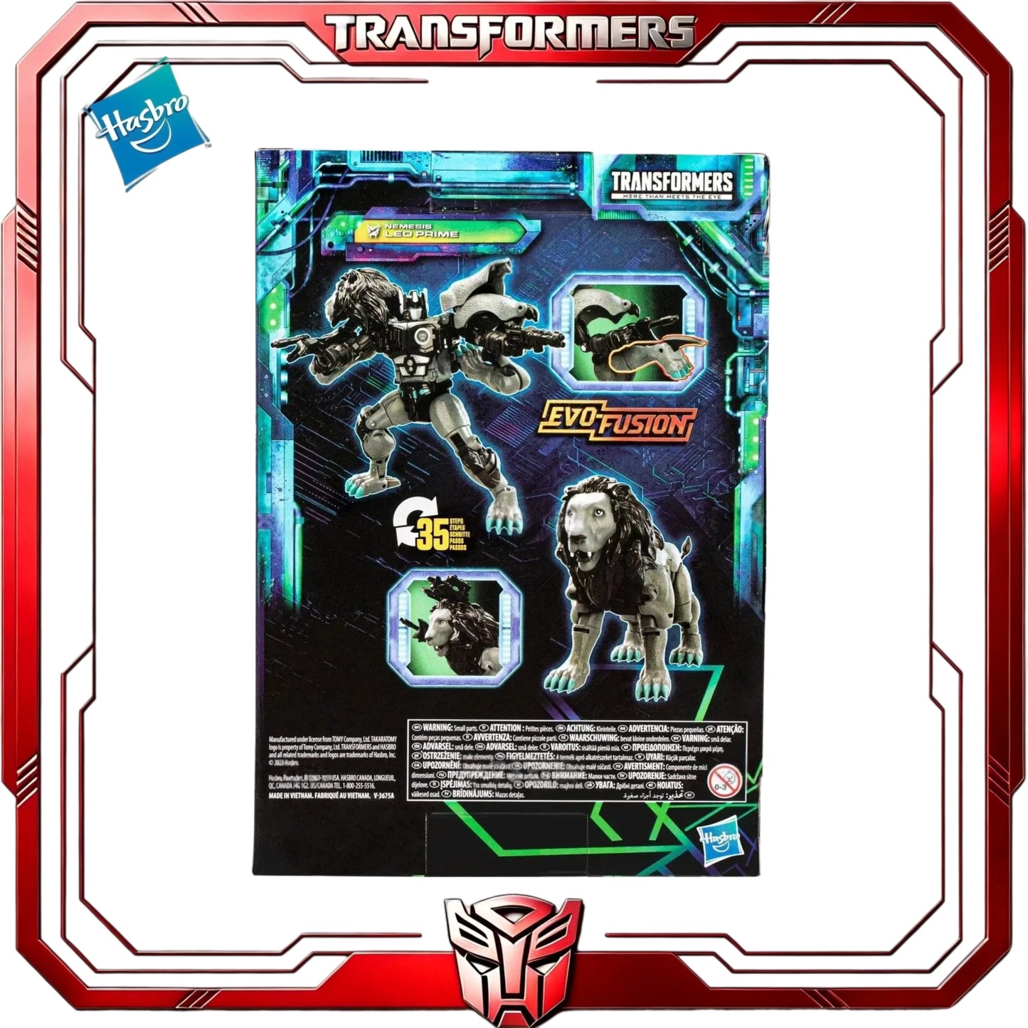 Transformers-Figur Nemesis Leo Prime — Legacy Evolution Maximal-Löwenroboter für Sammler