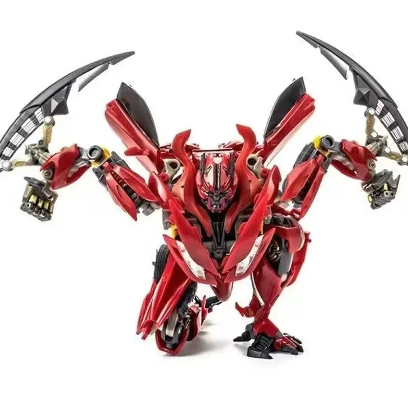 Transformers-Dino-Figur BS-01 Übergroß — Rote sportliche KO-Version aus Dark of the Moon