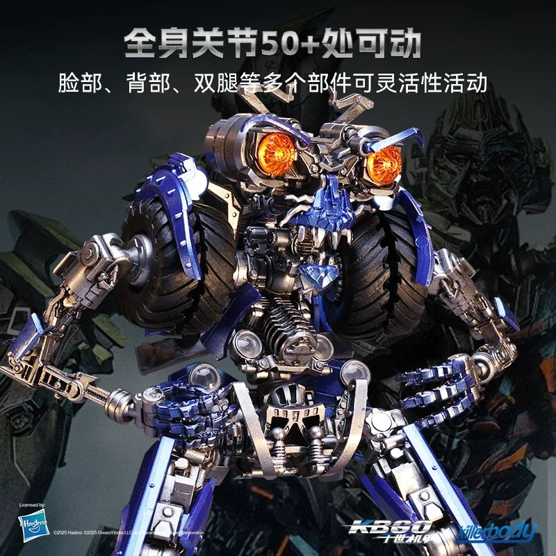Transformers-Figur einer verchromten mechanischen Spinne – Dark of the Moon Killerbody