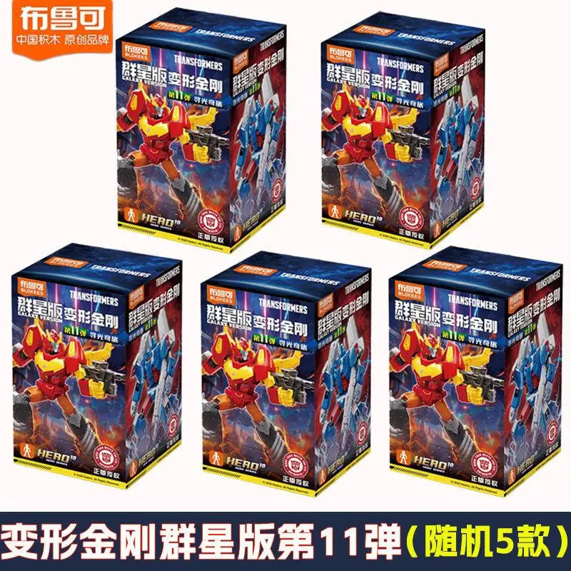 Transformers-Mysterybox Blokees Galaxy – Sortiment mit 5 Heldenfiguren
