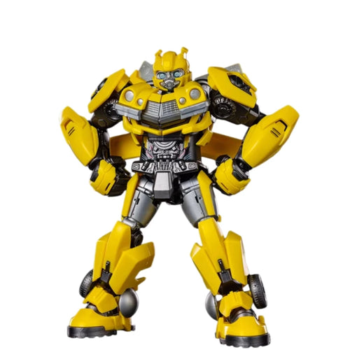 Transformers-Figur Bumblebee Blitzwing Erstmodell – kompakter, beweglicher gelber Brick