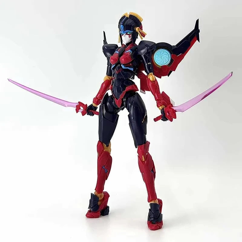 Transformers-Figur Windblade MD004 — Roter Riobot-KO-Roboter zum Zusammenbauen