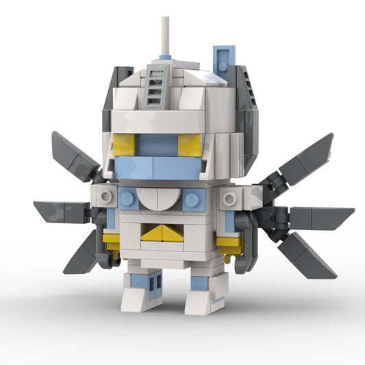 Transformers-Figur Nova Prime IDW-Version – weißer Brick mit Flügelklingen, ehemaliger Prime