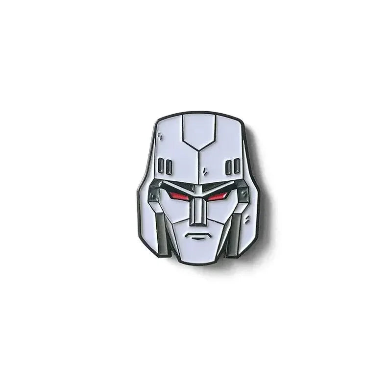 Transformers-Abzeichen Soundwave, graue Version — Anstecknadel für Rucksack