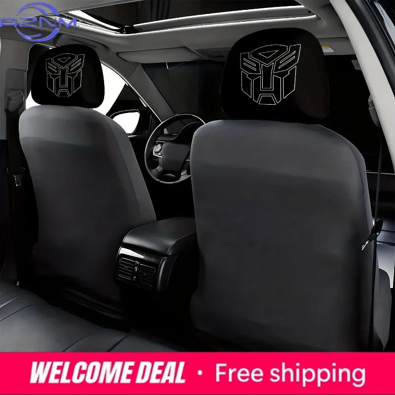 Transformers-Kopfstützenbezug mit Autobot — 2er-Set Sitzschutz fürs Auto