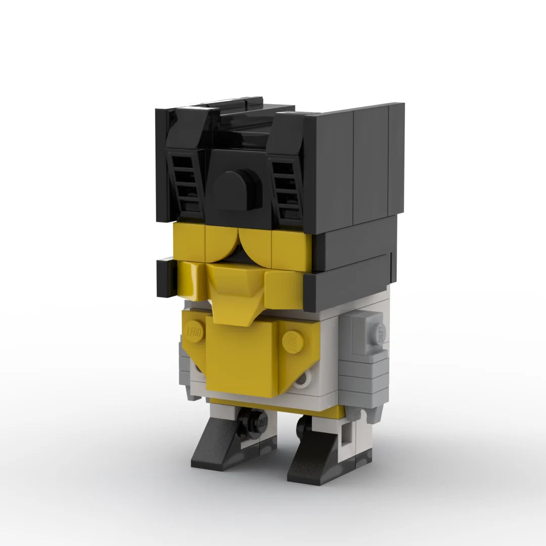 Transformers-Figur Groove – schwarzer und gelber Brick, Protectobot-Motorrad