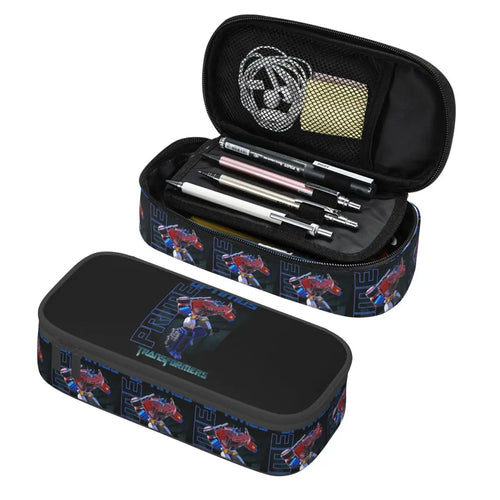 Transformers-Mäppchen – Autobots, blaues Futter mit Mustern