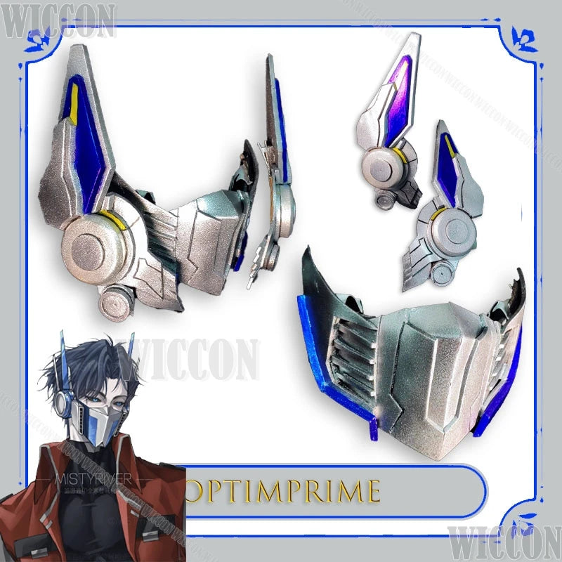 Transformers-Robotermaske für Cosplay — Verstellbarer mechanischer Helm für Conventions